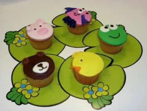Cupcakes de Animalitos - Club de Reposteria