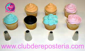 Tutorial "Boquillas para Cubrir Cupcakes" por Club de Reposteria
