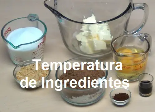 Por qué los ingredientes deben estar a temperatura ambiente por Rosa Quintero