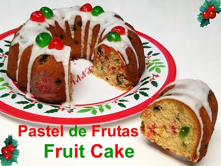 Receta de Pastel de Frutas o Fruit Cake por Rosa Quintero