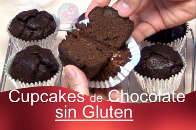 Como Hacer Cupcakes de Chocolate Gluten Free y Sugar Free - Rosa Quintero