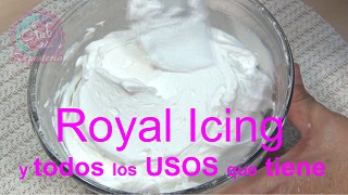 Usos del Royal Icing, Glasa Real o Glass por Rosa Quintero