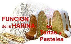 Funciones de la Harina en Tortas y Pasteles por Rosa Quintero