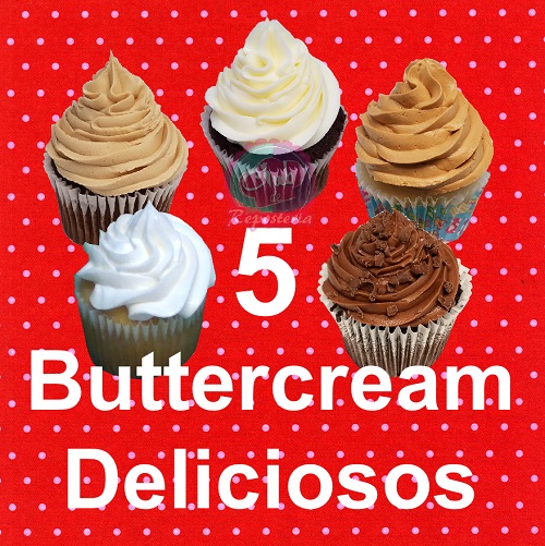 5 Buttercream Deliciosos por Club de Reposteria
